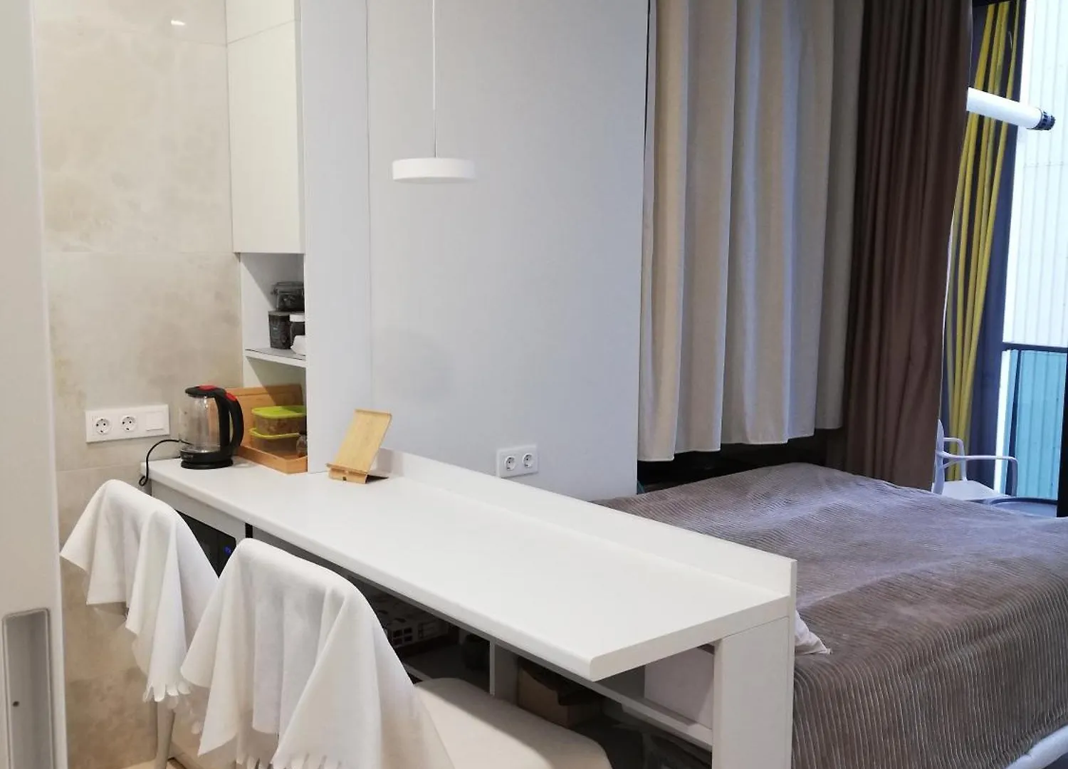 Apartment White Small Studio Batumi Georgia